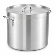 Glownary 80 Qt. Heavy Weight Aluminum Stock Pot with Cover