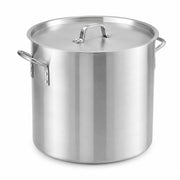 Glownary 40 Qt. Heavy Weight Aluminum Stock Pot with Cover