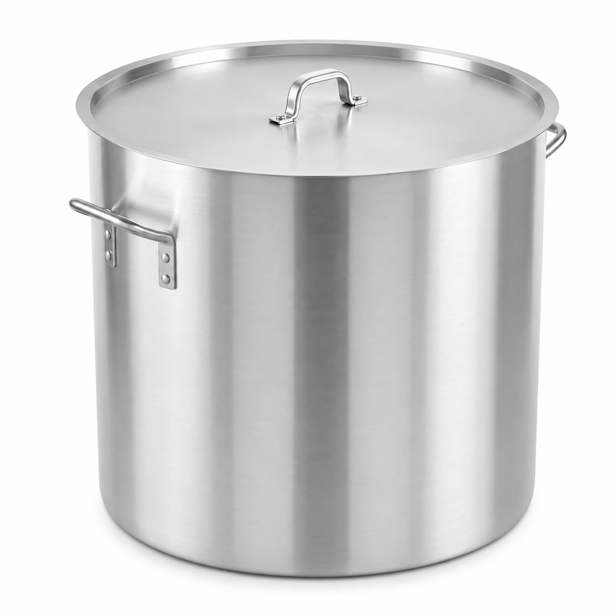 Glownary 120 Qt. Heavy Weight Aluminum Stock Pot with Cover