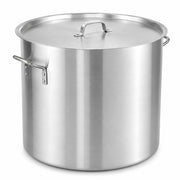 Glownary 140 Qt. Heavy Weight Aluminum Stock Pot with Cover