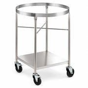 Glownary 45 Qt. Stainless Steel Mixing Bowl Stand with Casters