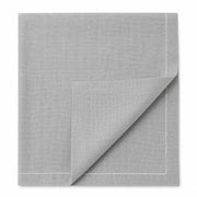 Glownary 40.2 cm x 40.2 cm Gray Cotton Dinner Napkin