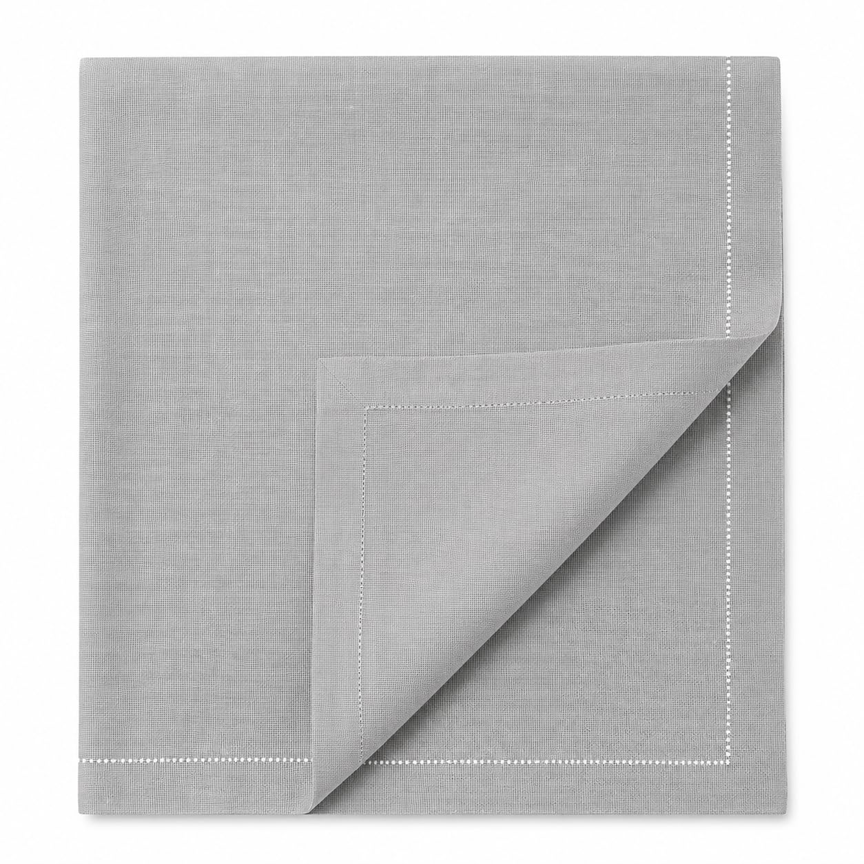 Glownary 40.2 cm x 40.2 cm Gray Cotton Dinner Napkin