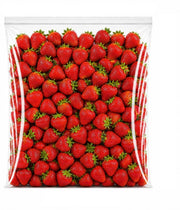 20" x 24" 2 Mil Clear LDPE Zip Top Bag 500/Case, Food Safe, Reclosable, No Gusset Flat Style