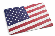 Glownary 10" x 14" Patriotic Paper Placemats 1000/Case American Flag Design, Disposable, Recyclable, No PFAS Added, Made in America