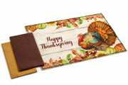 Glownary 10" x 14" Thanksgiving Placemat Combo Pack - 250/Case