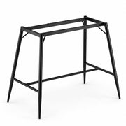 Glownary Mid-Century 30" x 48" Black Bar Height Table Base