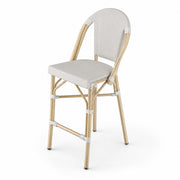 Glownary Bistro Gray Teslin Counter Height Outdoor Side Stool
