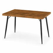 Glownary 30" x 48" Butcher Block Table with Vintage Finish