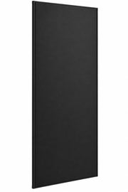 Steel Urinal Partition with Mounting Kit for Restrooms, Black, 1, 24" x 48"