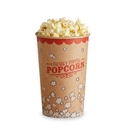 Glownary Kraft 46 oz. Popcorn Cups, 500/Case