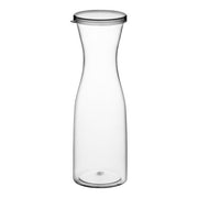 Glownary 35 oz Clear Disposable Plastic Carafe with Lid