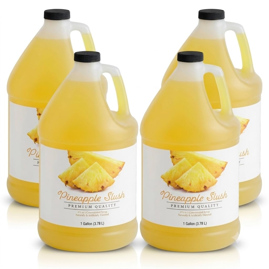 Glownary Pineapple Slushy 4.5:1 Concentrate, 1 Gallon, 4/Case
