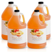Glownary Peach Slushy Concentrate 4.5:1, 1 Gallon, 4/Case