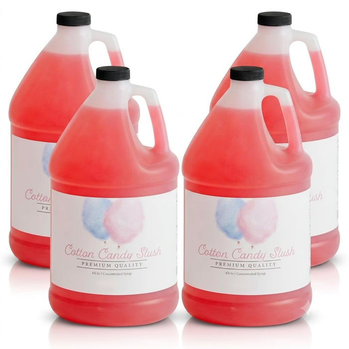 Glownary Cotton Candy Slushy Concentrate 4.5:1, 1 Gallon, 4/Case