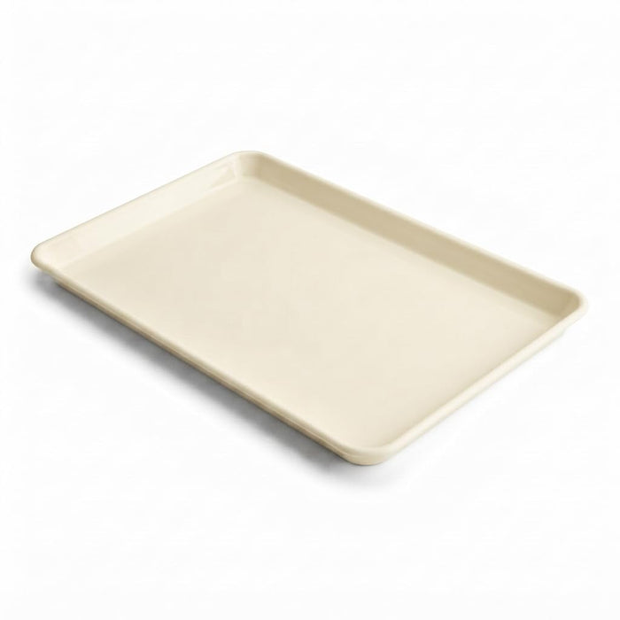 Glownary Quarter Size 19-Gauge Non-Stick Aluminum Sheet Pan Ivory