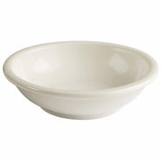 Glownary 5 oz. Ivory Rolled Edge Stoneware Monkey Dish, 36/Case
