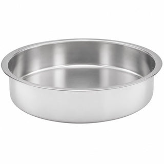 Glownary 6.5 Qt Supreme Round Stainless Steel Chafer Food Pan