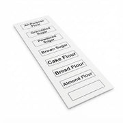 Glownary Ingredient Bin Labels for Baking Flours and Sugars
