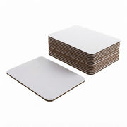 Glownary Full Sheet Cake Pad 25 1/2" x 17 1/2" White Corrugated