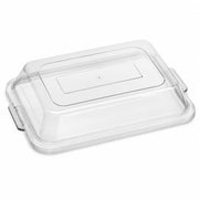 Glownary 1/8 Size Polypropylene Bun Pan Cover, Clear