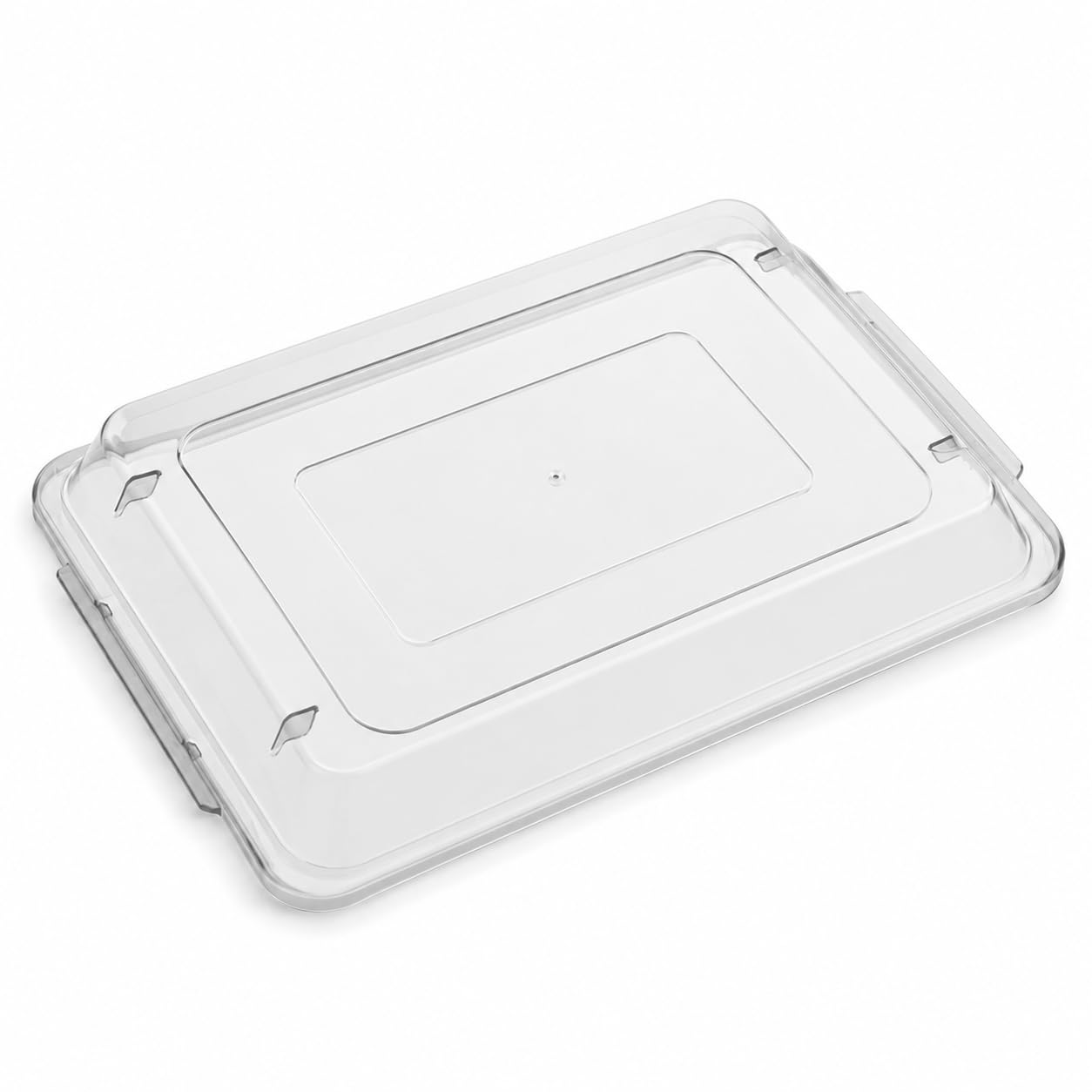 Glownary 1/4 Size Polypropylene Bun Pan Cover Clear