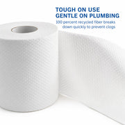 2-Ply Individually Wrapped Toilet Paper, 500 Sheets per Roll, 96/Case view 5