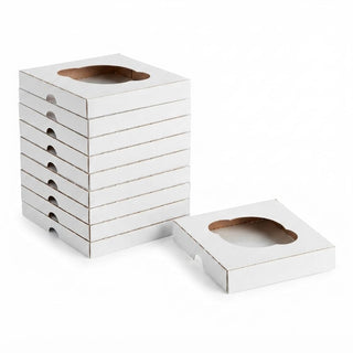 Glownary Reversible Cupcake Insert for 4 1/2 in x 4 1/2 in Box - 10/Pack