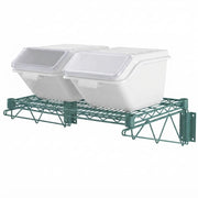 Glownary 18" x 24" Wall-Mounted Ingredient Bin Epoxy Shelving Kit