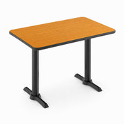 Glownary 30" x 42" Reversible Walnut/Oak Standard Height Table Kit