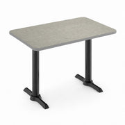 Glownary 30" x 42" Reversible Gray/White Laminate Table Kit