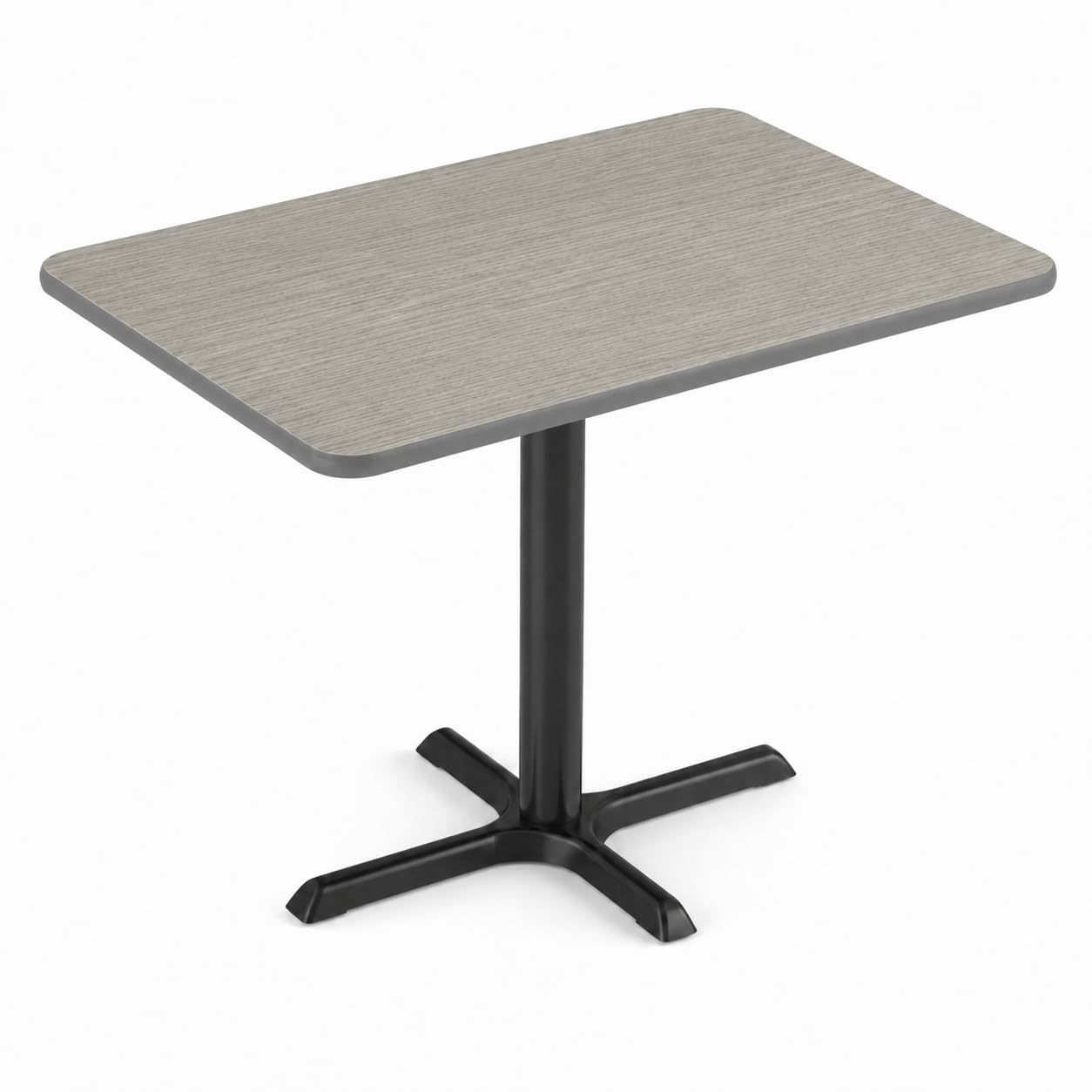 Glownary 30" x 42" Reversible Gray/White Laminate Table and Base Kit