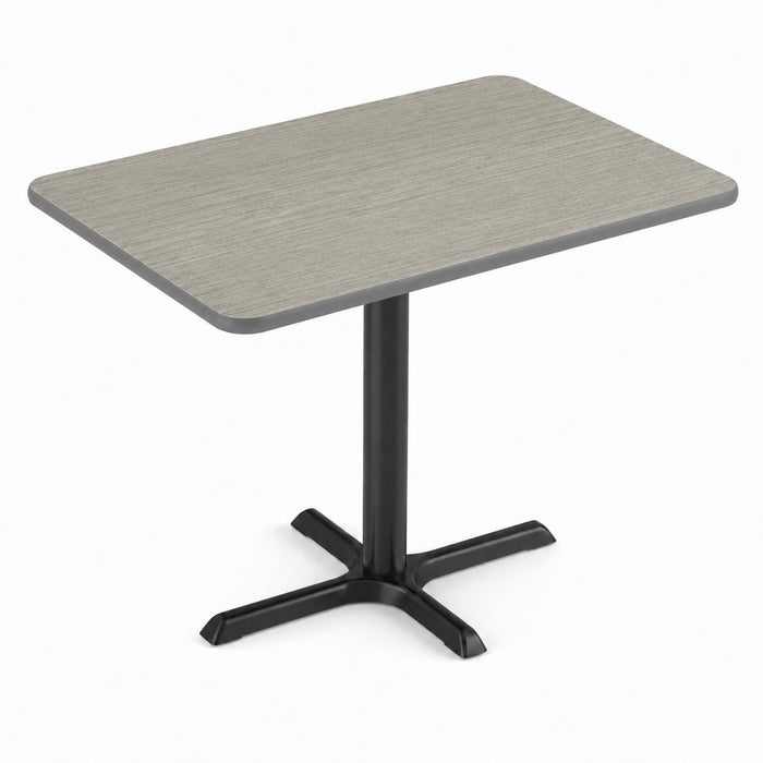 Glownary 30" x 42" Reversible Gray/White Laminate Table and Base Kit