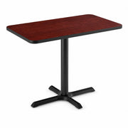 Glownary 24" x 42" Reversible Cherry/Black Standard Height Table Kit