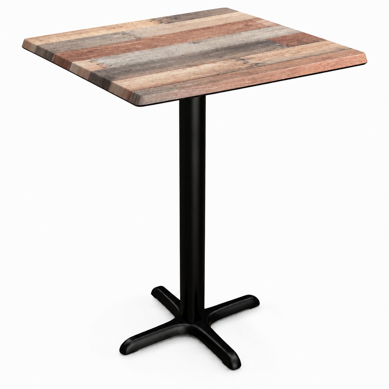Glownary 28" x 28" Square Counter Height Table with Cross Base