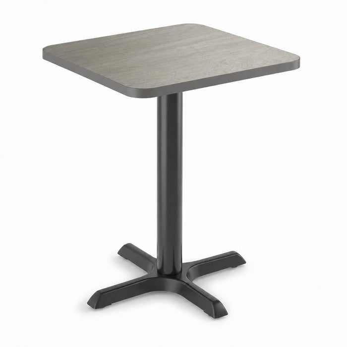 Glownary 24" x 24" Reversible Gray/White Laminate Table and Base Kit
