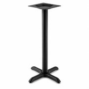 Glownary 55.88cm x 55.88cm Cross Black Outdoor Table Base