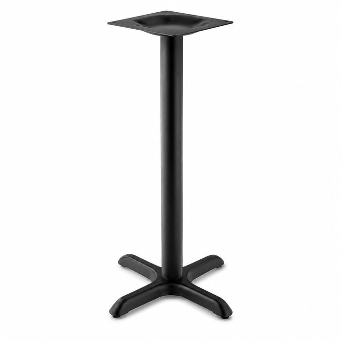 Glownary 55.88cm x 55.88cm Cross Black Outdoor Table Base