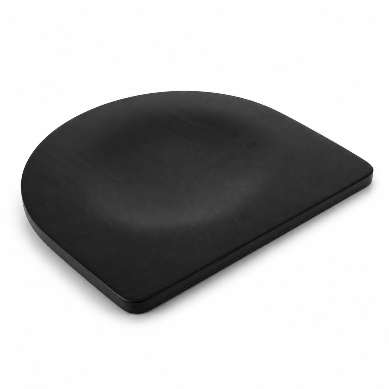 Glownary Black Wood Seat for Wood Frame Chairs and Bar Stools