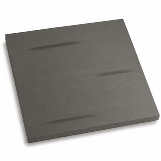 Glownary 24" x 24" Solid Wood Live Edge Table Top, Slate Gray