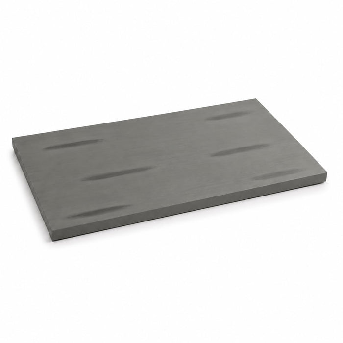 Glownary 30" x 60" Solid Wood Live Edge Table Top, Slate Gray