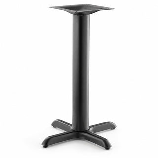 Glownary 22" x 22" Cross Black Outdoor Table Base