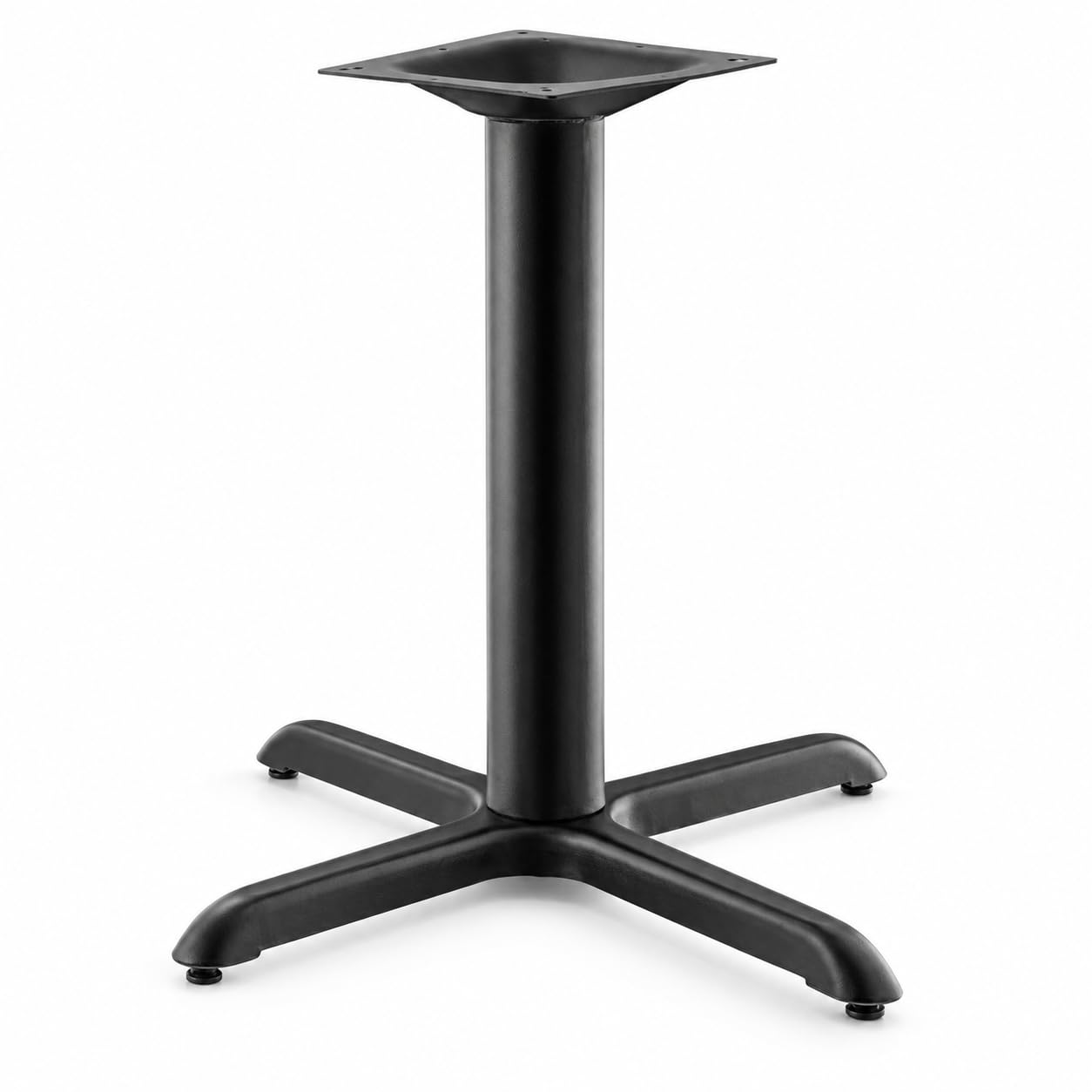 Glownary 30" x 30" Cross Black Outdoor Table Base