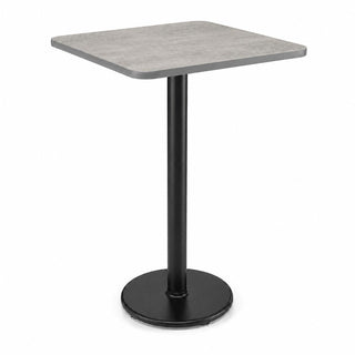Glownary 30" x 30" Reversible Gray/White Laminate Bar Height Table Kit