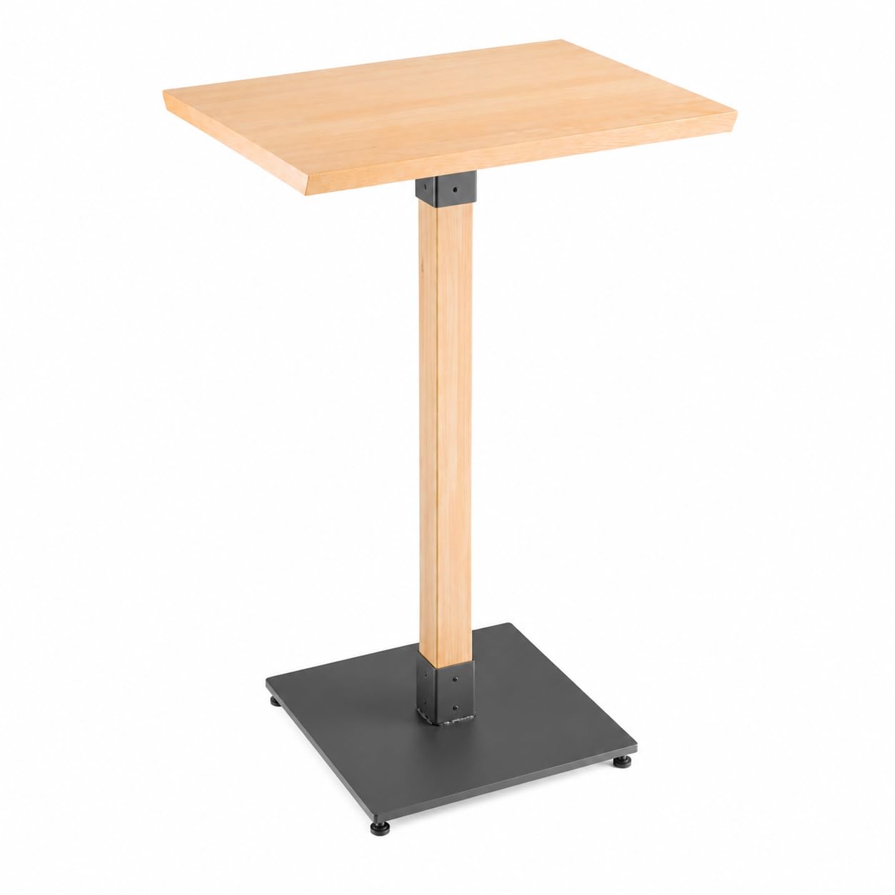 Glownary 24" x 30" Solid Wood Live Edge Bar Height Table