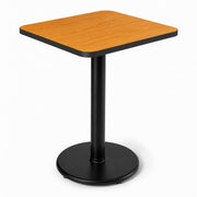Glownary 24" x 24" Reversible Walnut/Oak Laminate Table & Base Kit