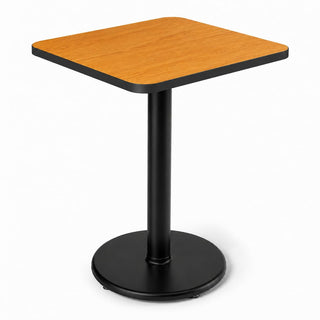 Glownary 24" x 24" Reversible Walnut/Oak Laminate Table & Base Kit