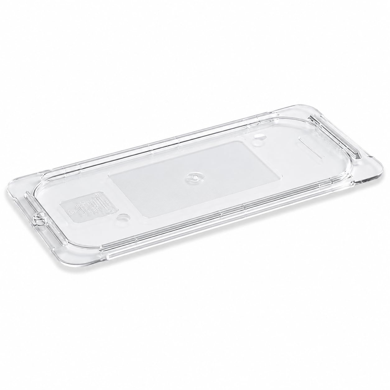 Glownary [6 pack] 1/3 Size Clear Polycarbonate Flat Food Pan Lid