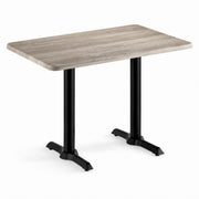 Glownary 30" x 48" Rectangular MDF Table with Gray Wood Finish
