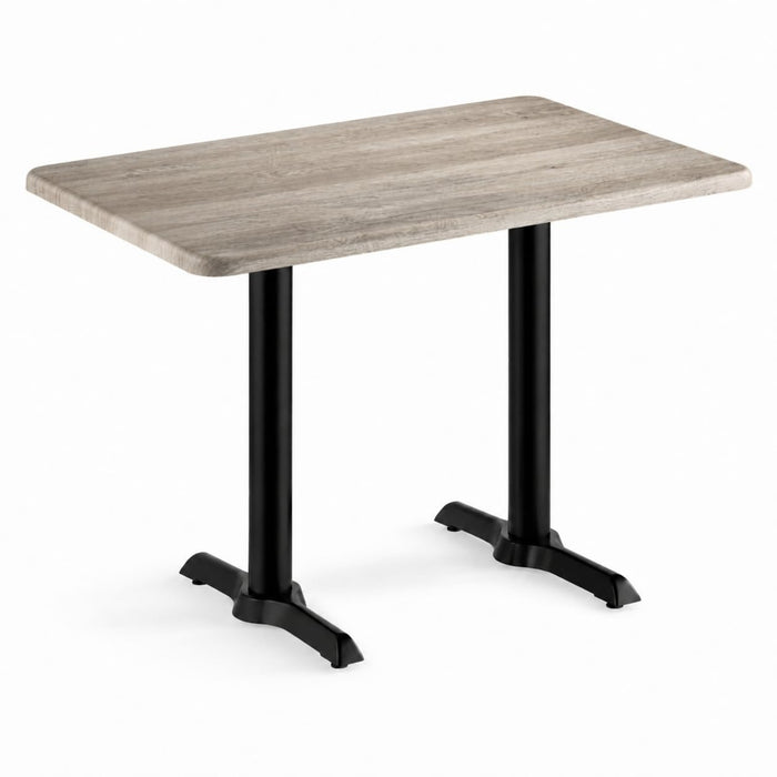 Glownary 30" x 48" Rectangular MDF Table with Gray Wood Finish